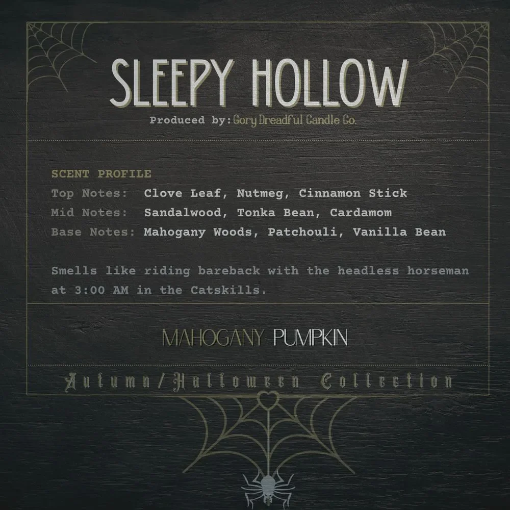 Sleepy Hollow Sizzling Room Salt Crystal Potpourri: Mahogany Pumpkin Scent- Mini